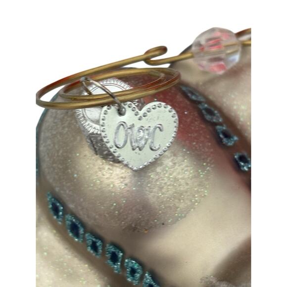 Old World Christmas Glass Blown Tree Ornament Airplane - Picture 8 of 8